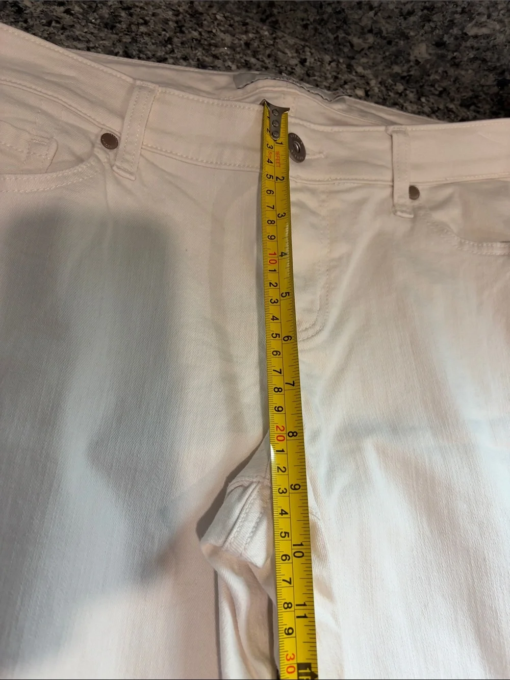 White Women's Jeans - Classic Fit - Picture 14 of 14